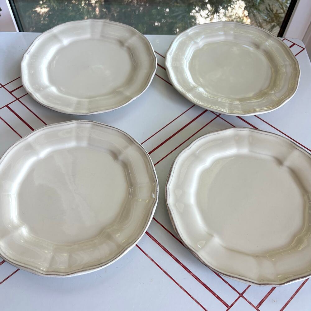 Set of 4 Toscano Cream Noble Excellence Salad Plates